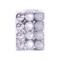 24pcs Mini Shatterproof Christmas Tree Ball Ornaments Shiny and Glitter